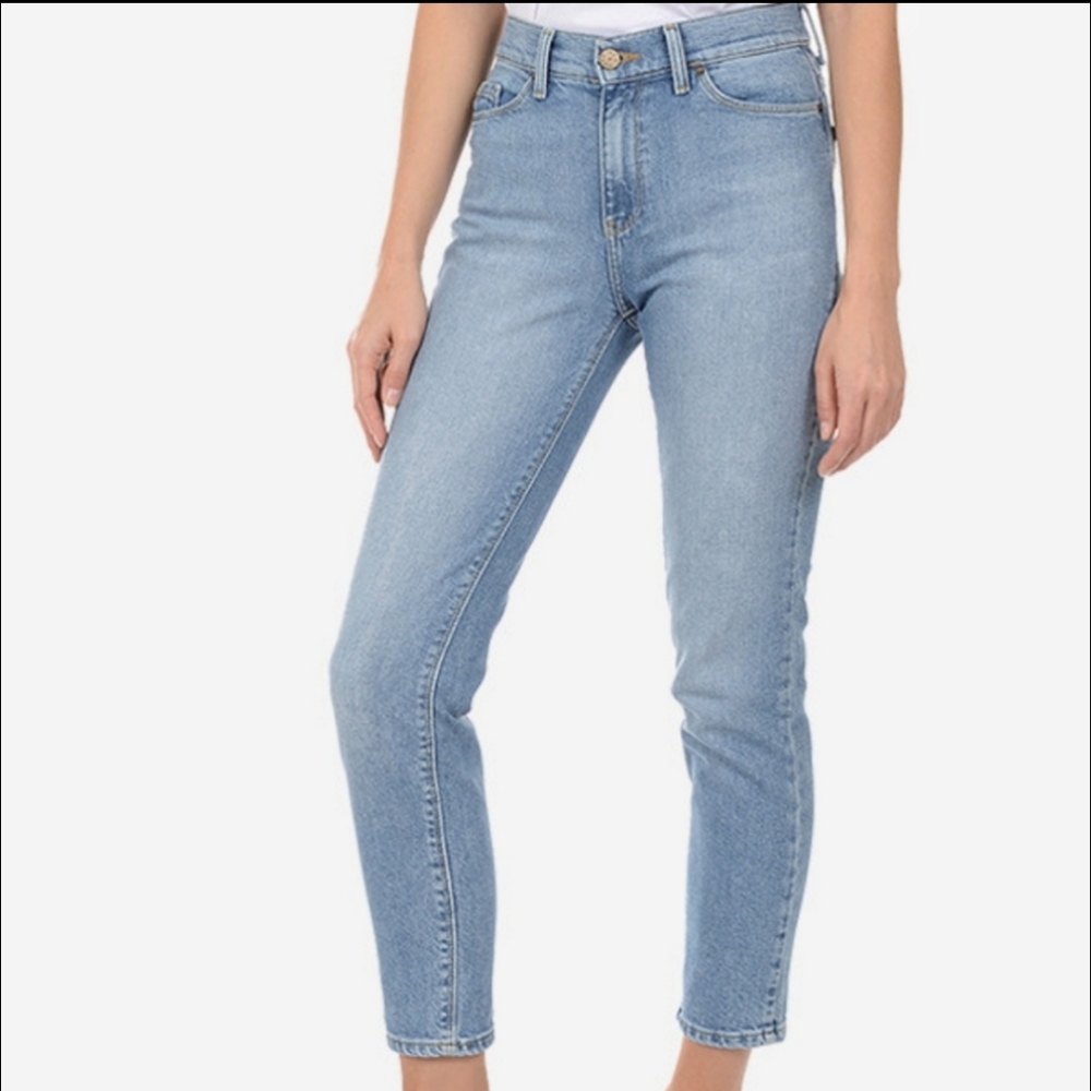 Mott & Bow high waisted mom jeans in benson size 25